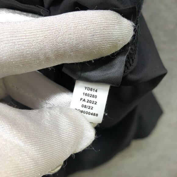 Carbon 38 Oversized Button Up Shirt Womens M Black Long Sleeve Stretch Cotton - Picture 7 of 11